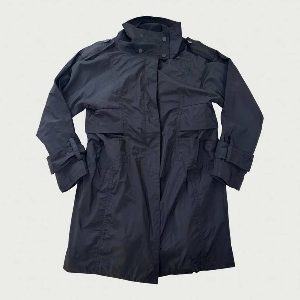 BCBGMaxAzria Black Trench Coat